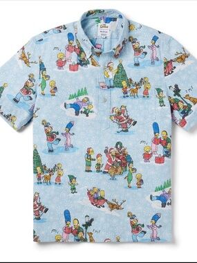 reyn spooner The Simpsons Greetings Button-Down Shirt 3XL